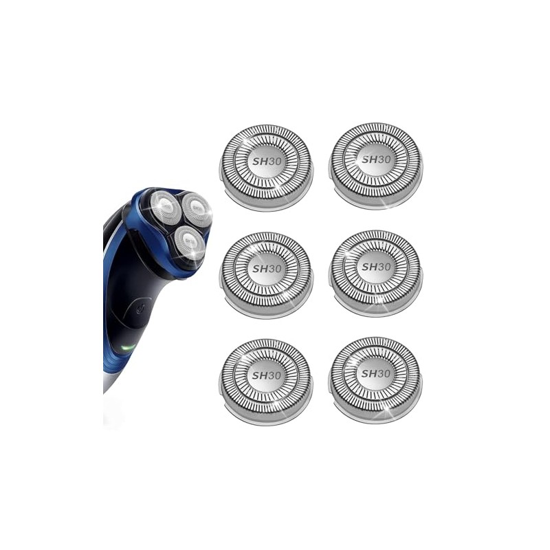 SH30 Replacement Heads for Philips Norelco 3000 2000 1000, 6