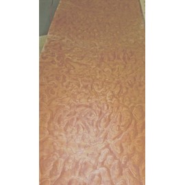 Sapele Pommele Figured Quilted Burl Composite Wood Veneer 4" x 24" raw 1/42"