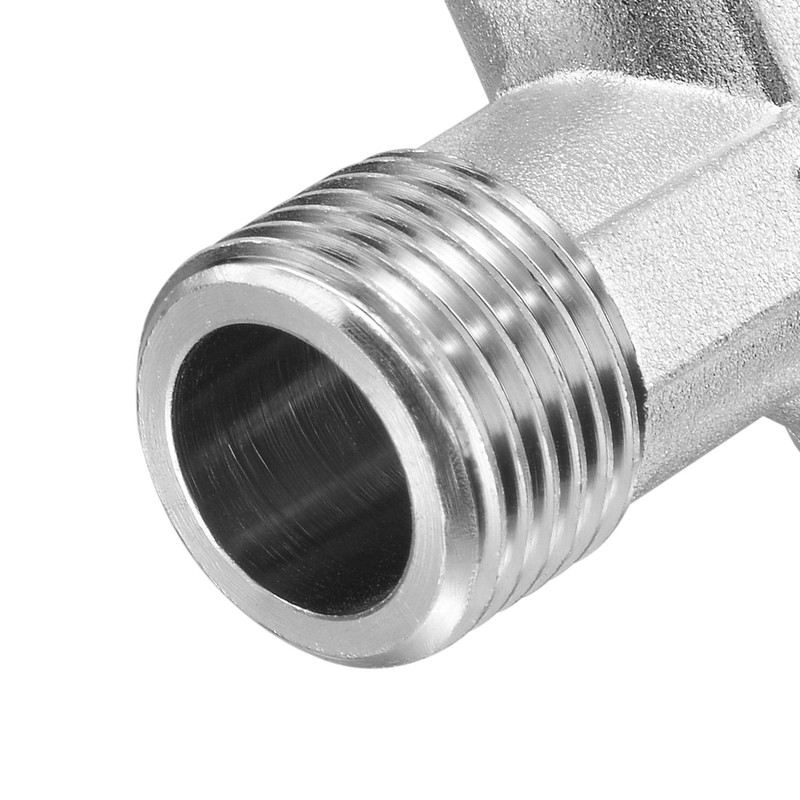 uxcell Pipe Fitting G1/2 Male Thread Y Shape 3 Way