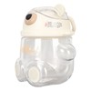 700ml Bear Water Bottle for Girls Kids with Straw Adjustable