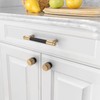 Amerdeco 10 Pack Champagne Bronze and Black Knurled Cabinet Pulls