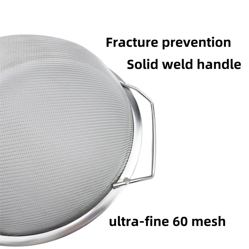 2 Pcs Fine Mesh 60 mesh Stainless Steel Paint Filter