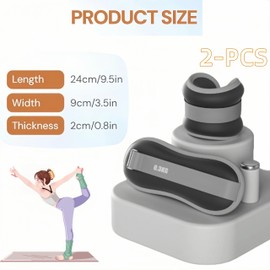 HJYDGJ Pack of 2 Wrist Weights Ankle Weights Bracelet Weight Cuff Foot Weights Pilates Weights Weights for Legs and Arms Wrist Weights Hand Weights (Black)