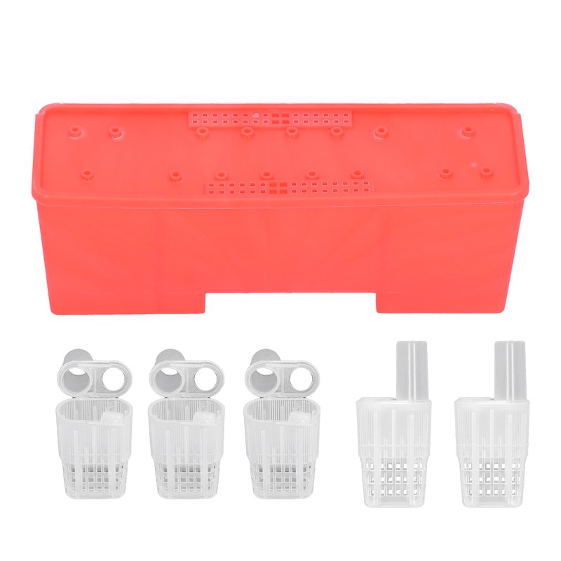 20Pcs Bee Queen Transporting Catcher Plastic Cage Container Beekeeping Equipment