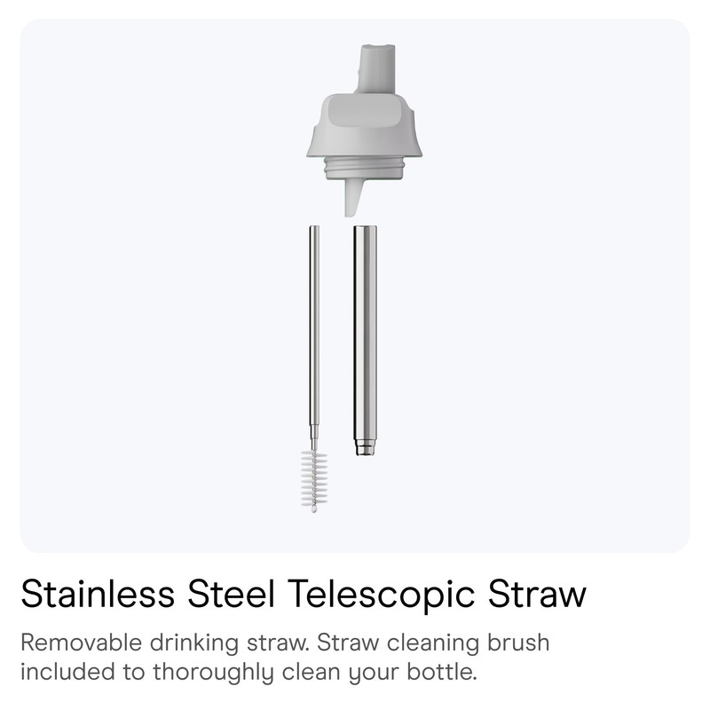 Chilly's Series 2 Sports Flip Lid with Telescopic Straw and