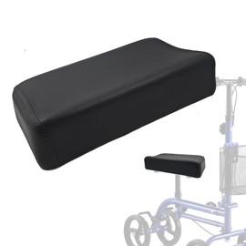 Replacement Part for Knee Walker, Knee Scooter Cushion for Comfortable Knee Walker Cushion Cover Padded Scooter, Medical Foam Cushion Seat Black(14x6.2)