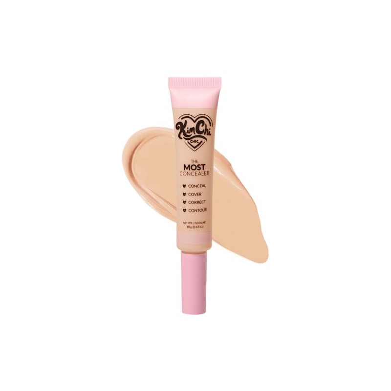 Kimchi Chic, Corrector maquillaje alta cobertura, The Most Concealer, Light