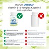 APOrtha® Vitamin B12 Complex, 120 Vegan Capsules, 500 μg Bioactive