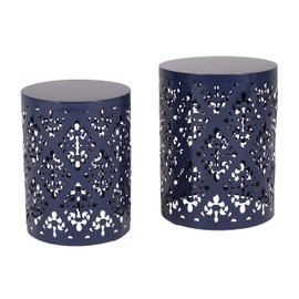 Christopher Knight Home Mathena End Table, Navy Blue