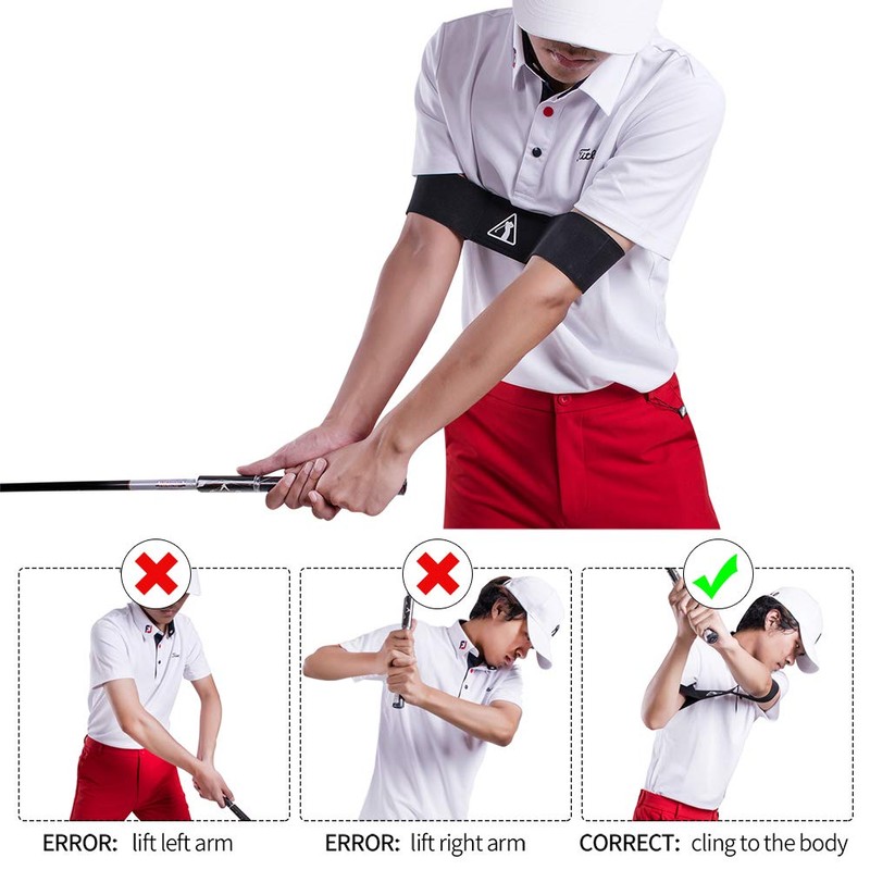 EKONIAM 5-Piece Suit Golf Training Aids Swing and Putting, PGA