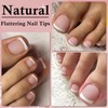 300pc French Gel x Toenail Tips Press on Toenails Glue