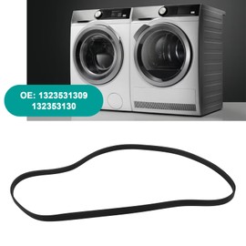 ECSiNG 1184PJ6 Drive Belt Ribbed Belt Compatible with AEG Compatible with Electrolux Compatible with Juno OE 1323531309 132353130 Drum Belt Black