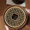 Teapot Warmer Tea Coffee Warmer Base Ceramic Heater with Spoon