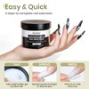 White Solid Builder Gel for Nails, Sculpting Gel Non-sticky Hand