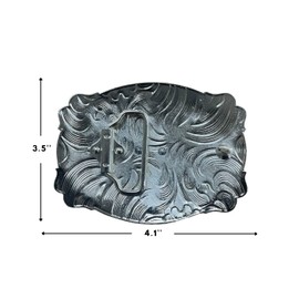 WMG Western Belt Buckle – Bull Head Cowboy Belt Buckles - Majestic Frontier Bull Head - Fits 1.5” Belts