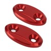 2pcs Motorcycle Rearview Mirror Base Cover Aluminum Alloy Windscreen Mirror