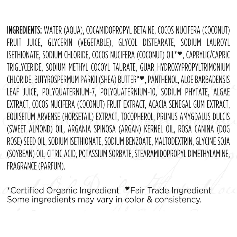 SHEA MOISTURE Daily Hydration Shampoo, Blanco, Coco, 384 Mililitro