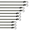 Pluvios Pluvios Schwerlast 10 Pack Elastisch Spanngummis mit Haken an