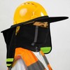 TCCFCCT Hard Hat Sun Shade, Full Brim High Visibility Hard
