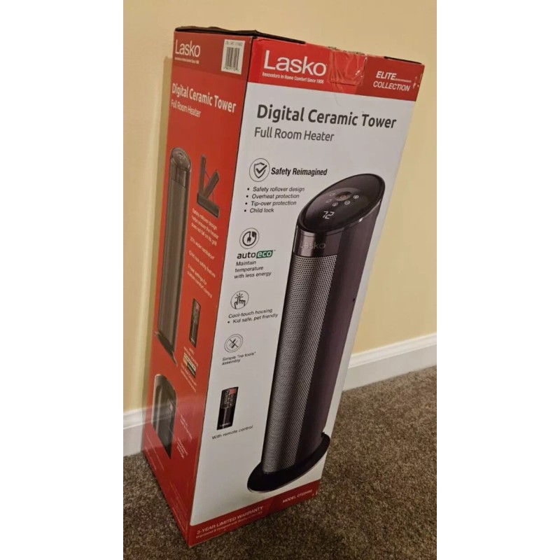 Lasko NEW Lasko 22 inch Ceramic Tower Heater 3 Speed