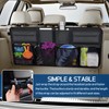 ongfuwu Car Trunk Organizer, Space Saving Backseat Hanging Storage with