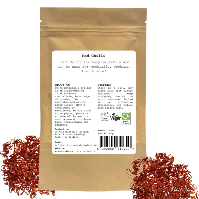 Dried Red Chilli Rings | 200+ Rings | 100% Natural,
