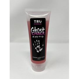 GhostChalk Pink Edition by TruChalk 100ml Bottle All Grip No Slip Clear Liquid Chalk for Obstacles, Gymnastics, Rock Climbing, and Weightlifting. Sweat Resistant and Long-Lasting Grip Strength.