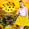 Sunflower Costume Women, Sunflower Costume Tutu Yellow Tulle Skirt with