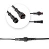 BTF-LIGHTING 5PCS 9.84ft 3meter 3 Pin 0.32mm²/22AWG IP65 Extension Cable