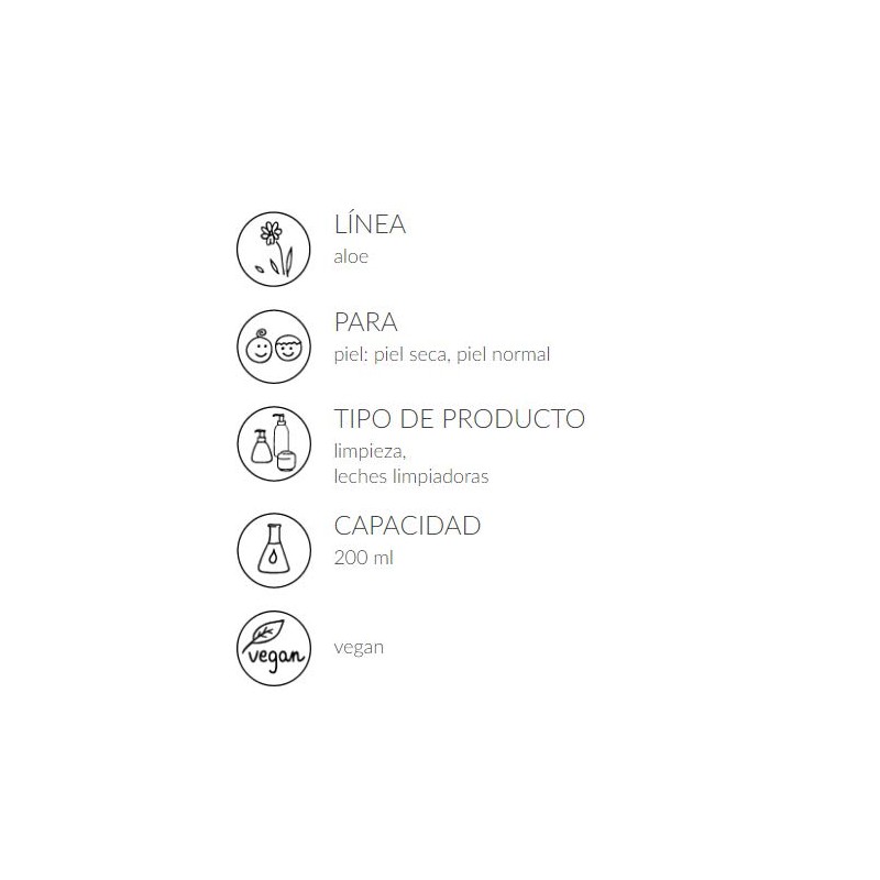 Aloe Leche Limpiadora - 200 ml