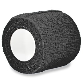Venda Cohesiva Autoadherente, para Primeros Auxilios y Deportes, Colores Surtidos (NEGRO, 5 cm)