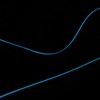 X AUTOHAUX 4 Meter/13ft Neon EL Wire Strip Ice Blue