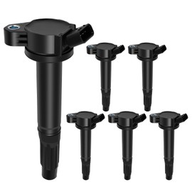SCITOO Ignition Coil Coils Pack fits for Toyota Venza 3.5L 2009-2016 for Toyota Sienna 3.5L 2007-2017 for Lexus ES350 3.5L 2007-2016 UF487 C1601 5c1658 E987 set of 6