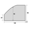 saifuku Wind Blowing Away Under Wheelchair Storage Cover Hem Aperture