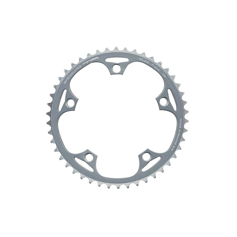Spécialités TA Alizé Track 130pcd Chainring, 44t, Silver