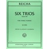 ライヒャ: 6つの三重奏曲 Op.82/インターナショナル・ミュージック社/3本のホルン