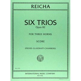 ライヒャ: 6つの三重奏曲 Op.82/インターナショナル・ミュージック社/3本のホルン