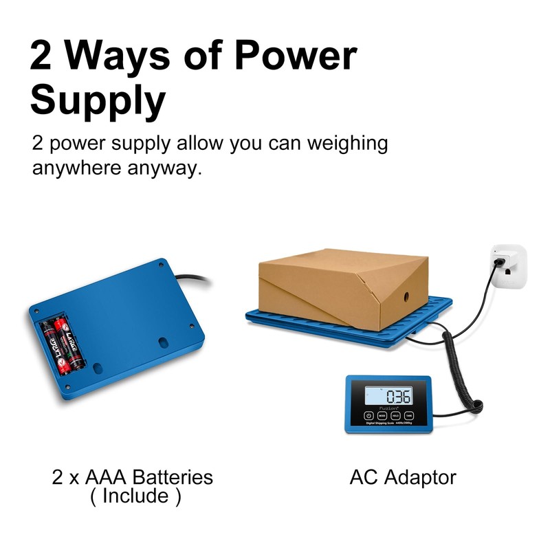 Fuzion Shipping Scale, 440LBs x 10g Postal Scale, Durable Alloy
