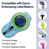 BOYEEZON Embossing Device Labels Replacement for Dymo Embossing Tape 9
