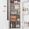 MineSign Set of 3 Stackable Refrigerator Organizer Bins Pull-Out Drawers