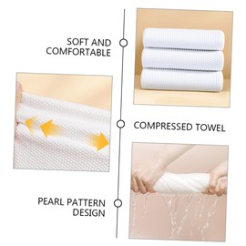 FOMIYES 16pcs Compressed Disposable Towels Portable Travel Towels for Outdoor Use Soft and Absorbent Face for Camping Gym and Hotel Stay