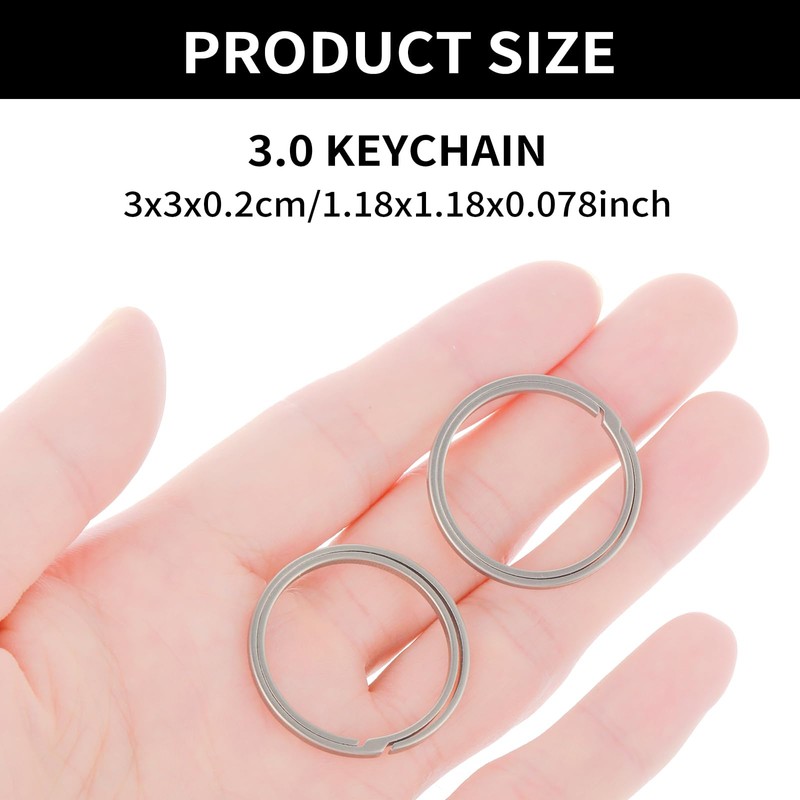 cobee 2 x Titanium Alloy Heavy Duty Key Chain Carabiner
