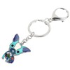 Bonsny - Llavero de metal esmaltado para perro, diseño de