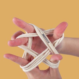 TOYANDONA Cat Cradle String Finger Game: 1 Set Cradle Rope Hand Game Cat Cradle Toy Educational Games Stretch Rope Elastic Fitness Game For Girls Boys