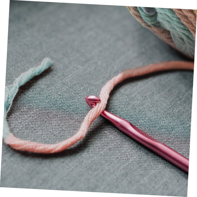DOITOOL 1roll Strand Rainbow Yarn for Knitting Projects Soft and