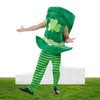 Dickly Saint Patrick Day Costume Set Decorative Green Cosplay Outfits
