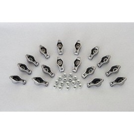 Sportsman Roller Tip Rocker Arms for Small Block Ford 289-351W, 1.6 Ratio for 3/8" Studs, Self Aligning