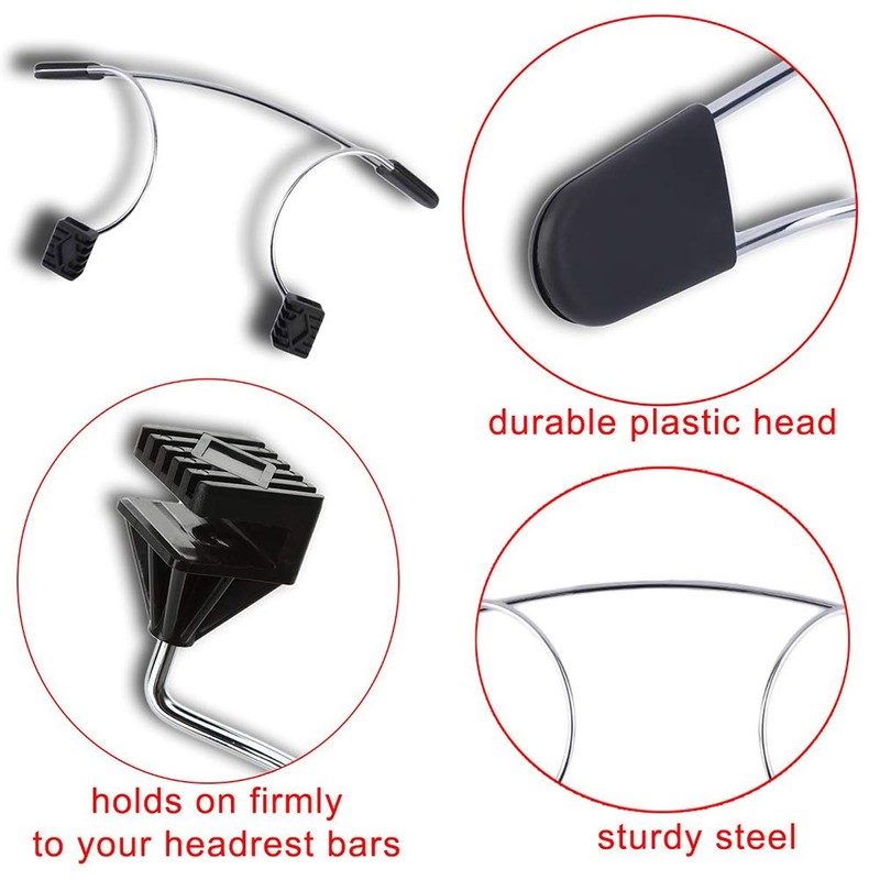 Car Seat Coat Rack Hanger Headrest Car Clothes Holder Jacket