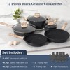 SODAY 12 Pcs Pots and Pans Set Non Stick, Cookware