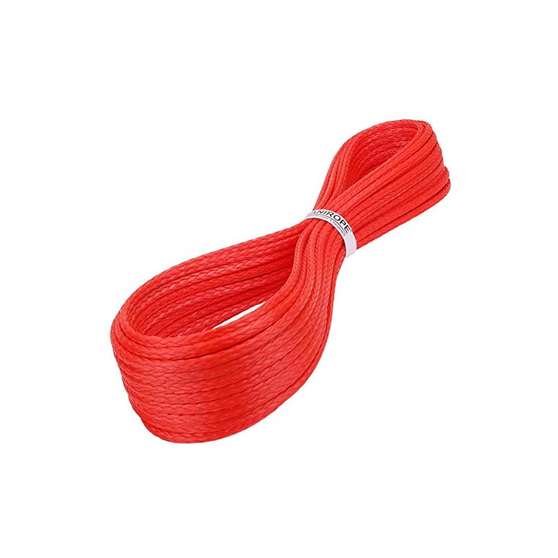Kanirope® Dyneema Rope PRO 6 mm 10 m Red 12-Way